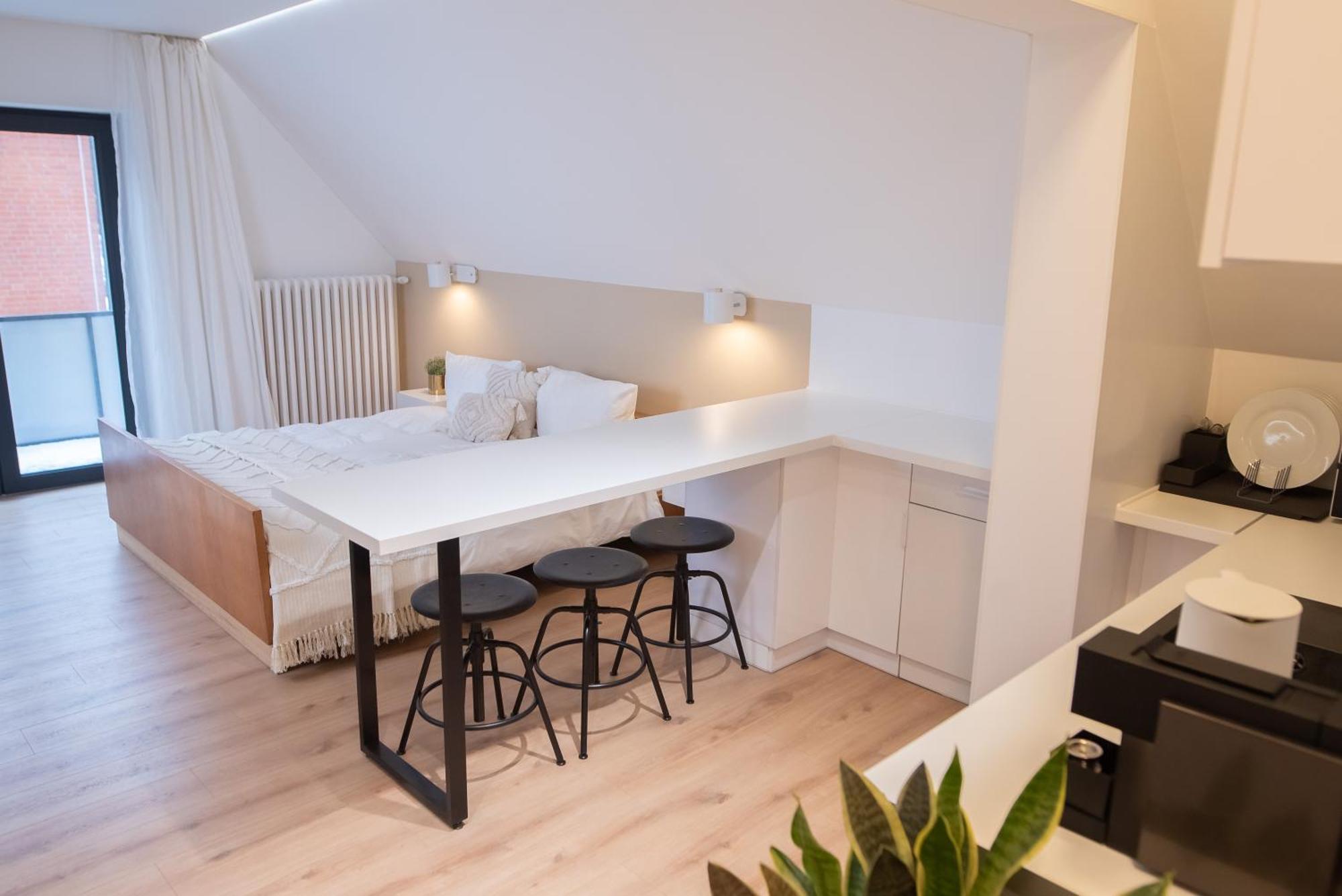 Hamburg Studio Fuer Bis Zu 4 Personen Extérieur photo